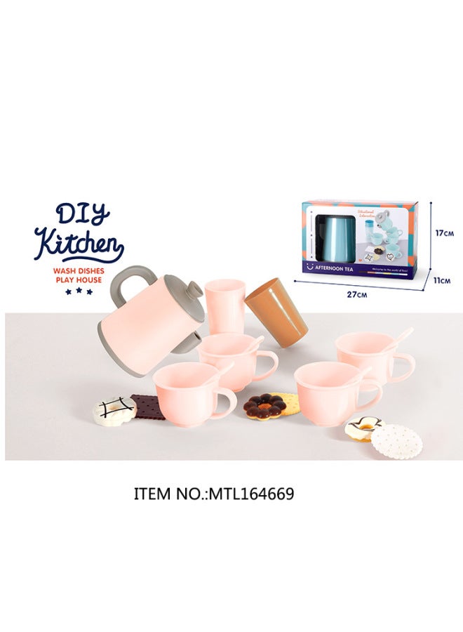 Simulation Induction Cooker Home Appliance Series Children Play House Electric Kitchen Toy Set Light Music-Color:Small Rice Cooker Set - Image 4