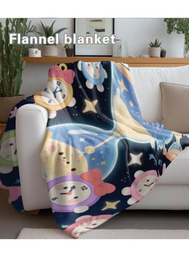 general Wisdom Fairy (latest) flannel thin blanket (warm and comfortable, suitable for sleep, game use, dust and sandproof) 150cm*200cm - 96 - Image 4