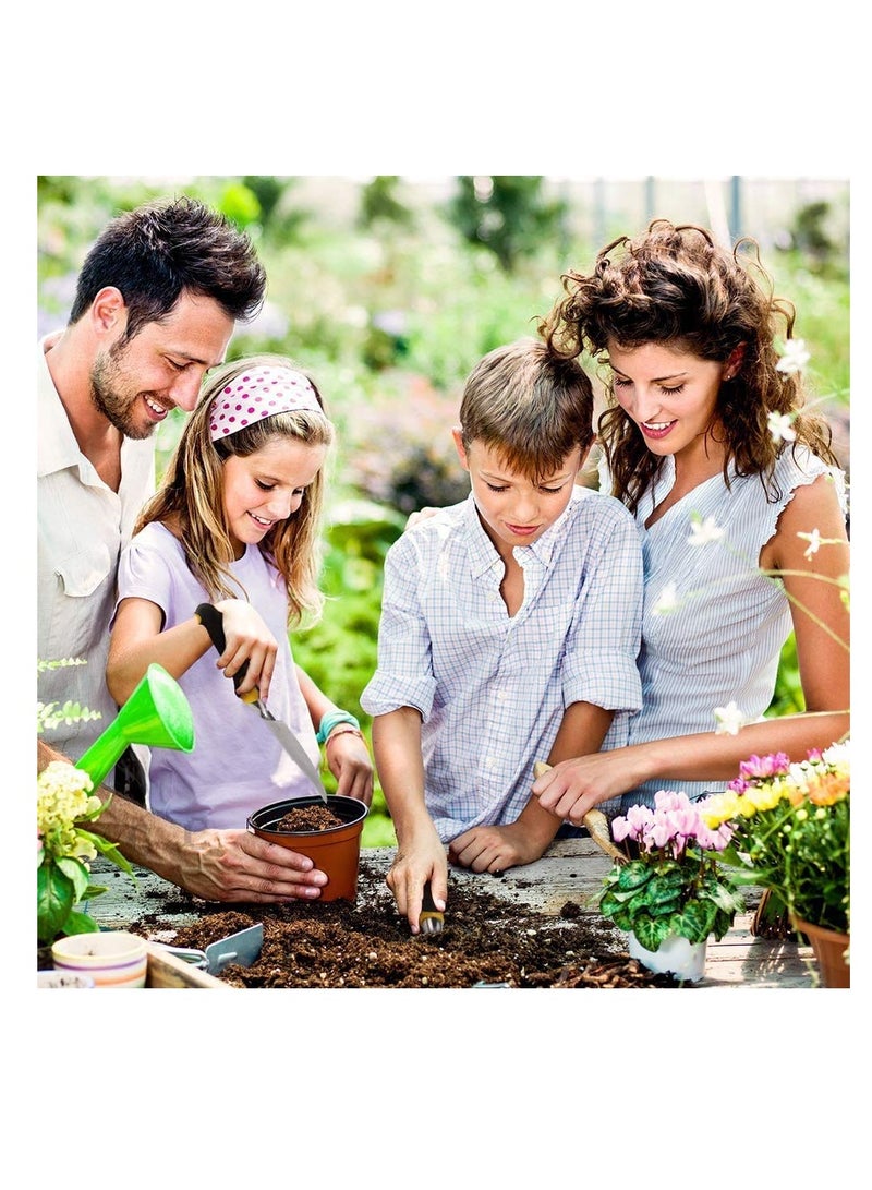 5 Piece Heavy Duty Garden Tools Set - Pruning Shears, Garden Gloves, and Succulent Tools with Soft Rubberized Non-Slip Handles for Efficient Gardening  - Image 3