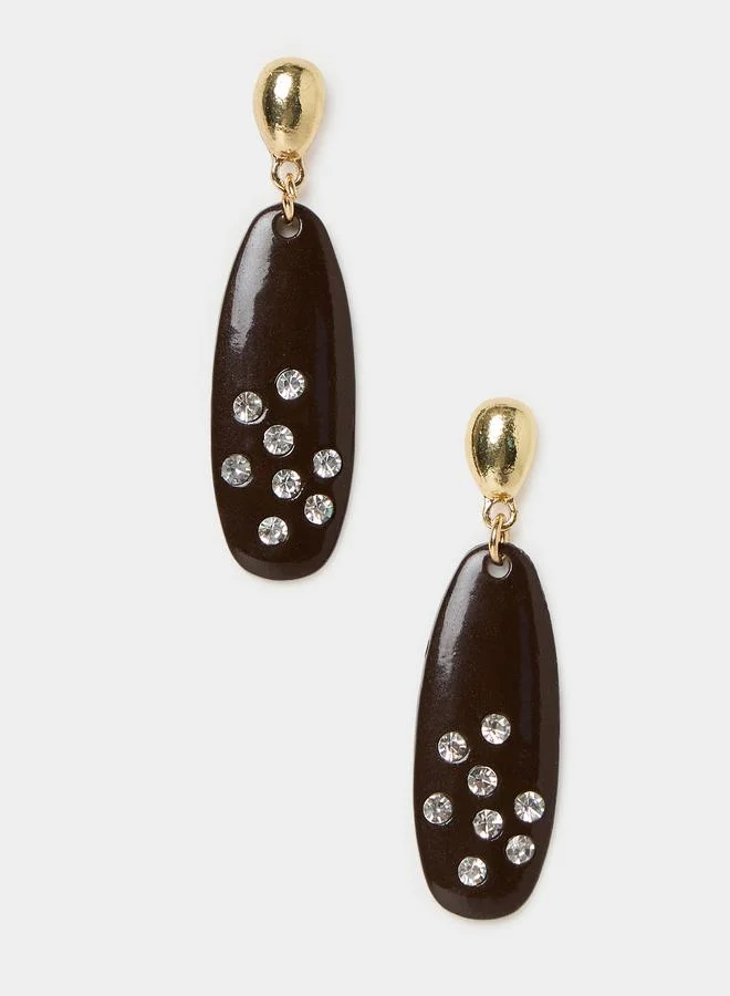 ستايلي Embellished Dangle Earrings