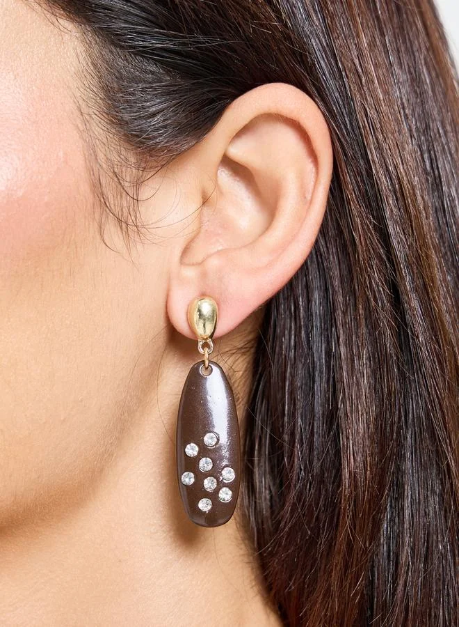 ستايلي Embellished Dangle Earrings