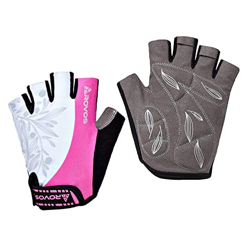 Rovos Cycling Gloves - Mountain Bike & Sports Biking Gloves with 5MM Shock Absorbing Pads for Men & Women - Image 1