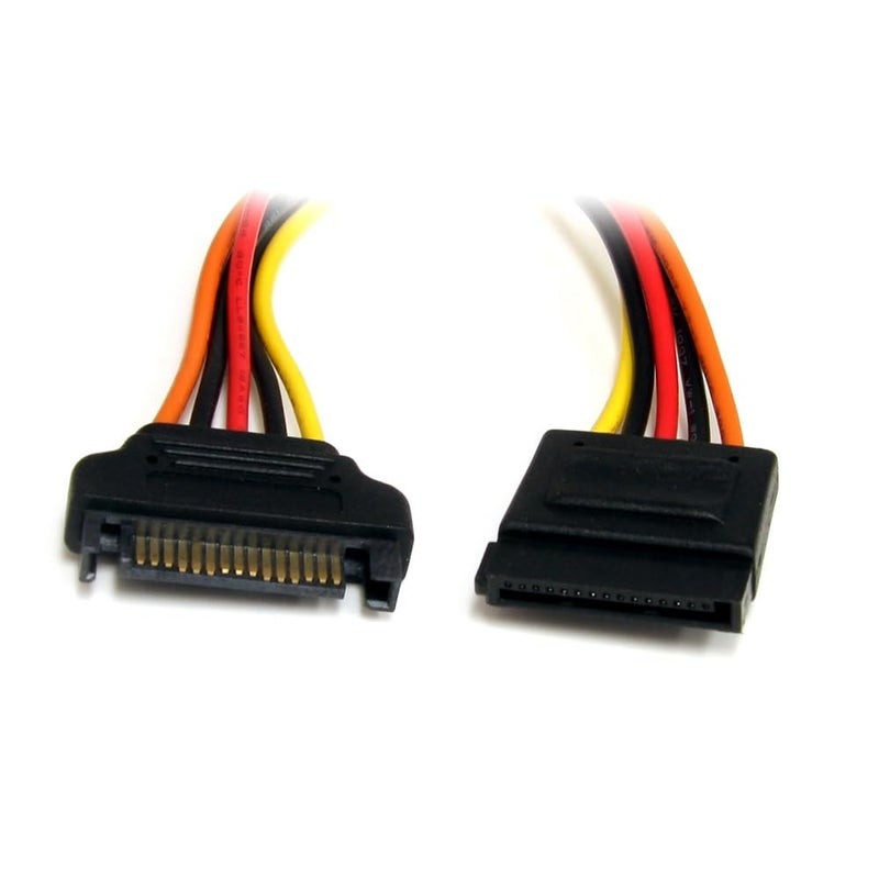 StarTech.com 12in 15 Pin Sata Power Extension Cable - 12 - Sata - Rohs Compliance