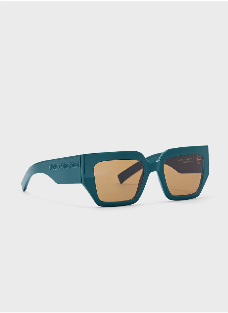 كارل لاغرفيلد Modified Rectangle Sunglasses