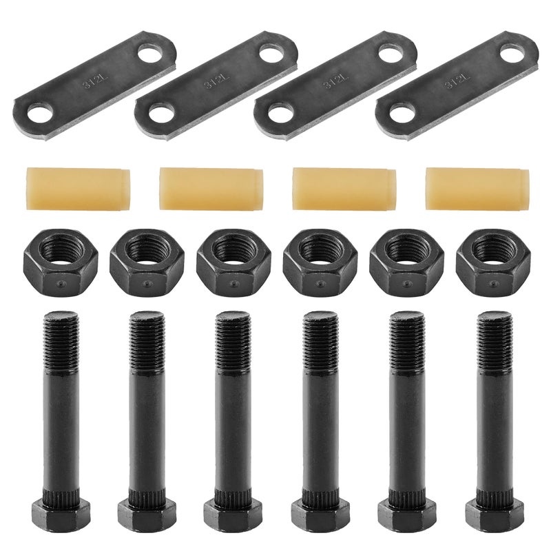 Lonffery Trailer Alex Shackle Kit 312L Shackle Strap Fit for 3500lb7200lb Double Eye Spring