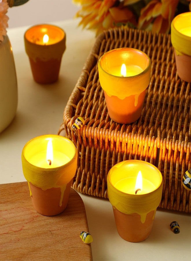 Conelist 48 Sets Bee Themed Candle Set for Baby Shower Party Favors Cute Honey Jar Candle with Thank You Tags Organza Bags Baby Shower Gifts for Guest Gender Reveal Party Decoration Gifts - Image 4