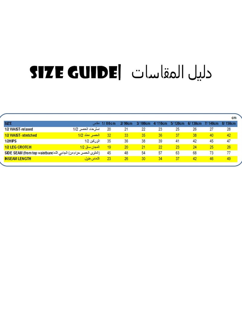 ويني بي بنطلون بناتي من قماش مخملي مستقيم الساق بطبعة موجة مثلثة باللونين الأبيض والأسود - Image 5