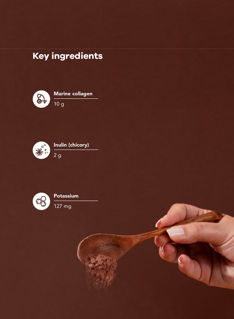 nutrili Marine Collagen Chocolate Powder (10g per serving) | Hair, Skin, Joint and Bone Health (15 Servings - 225g) - Image 4