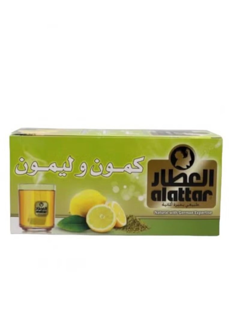 مشروب كمون و ليمون العطار 20 كيس