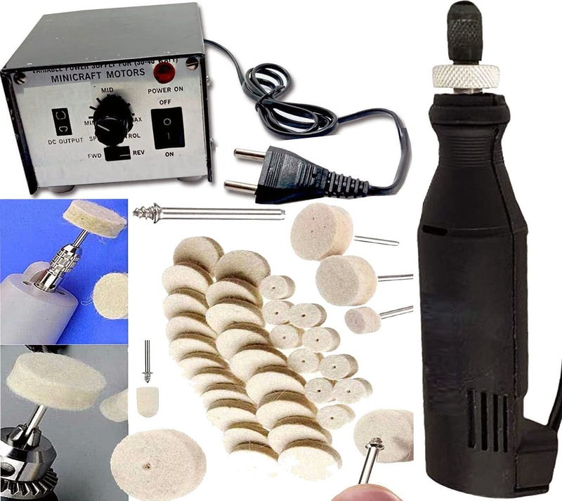 DIY Crafts DIY Crafts 12x Type Felt Pad Felt Pad Madrel Tools Minicraft MachineMini Drill Machine With 12V Speed And Direction Control Stabilizer Elimeter Box 12x Type Felt Pad Felt Pad Madrel  - Image 1