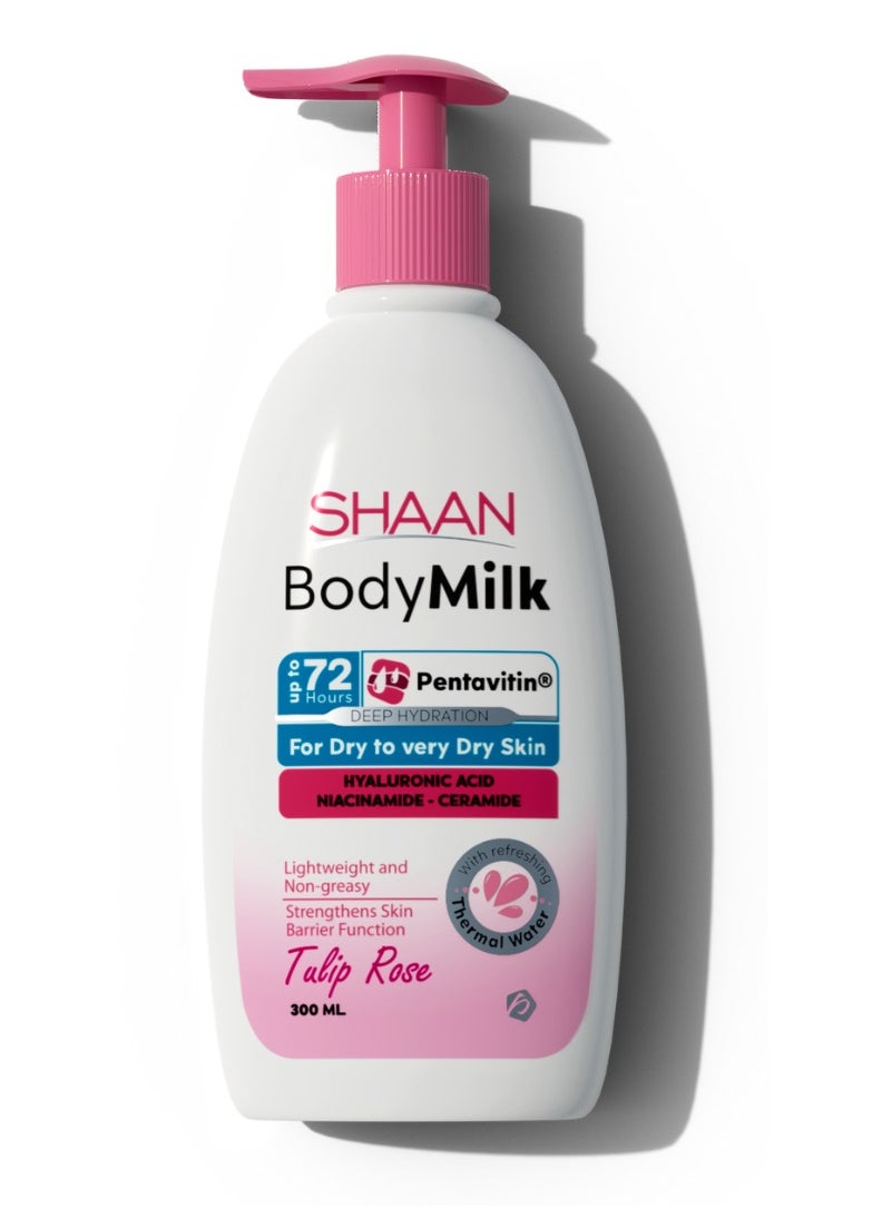 Shaan Body Milk Tulip Rose 300 ml 