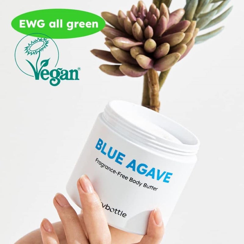 skybottle Fragrance Free Blue Agave Body Butter Moisture Repair Body Cream Skin Relief with Hyaluronic Acid Vegan Certified Body Care For Men Women 98 Fl Oz - Image 5