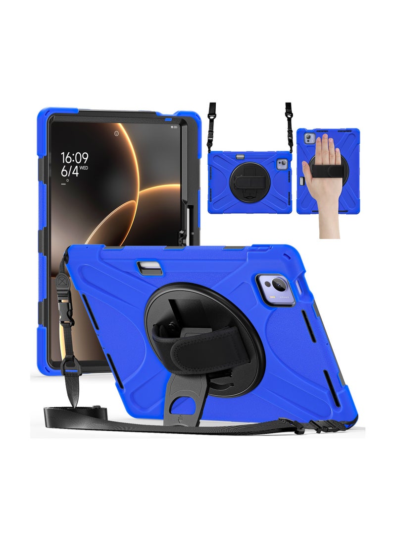 غطاء سيليكون شامل مضاد للسقوط لـ Xiaomi Pad 7 Ultra - تصميم مقاوم للانحناء مع دعم أفقي وعمودي، غطاء رفيع مضاد للانزلاق