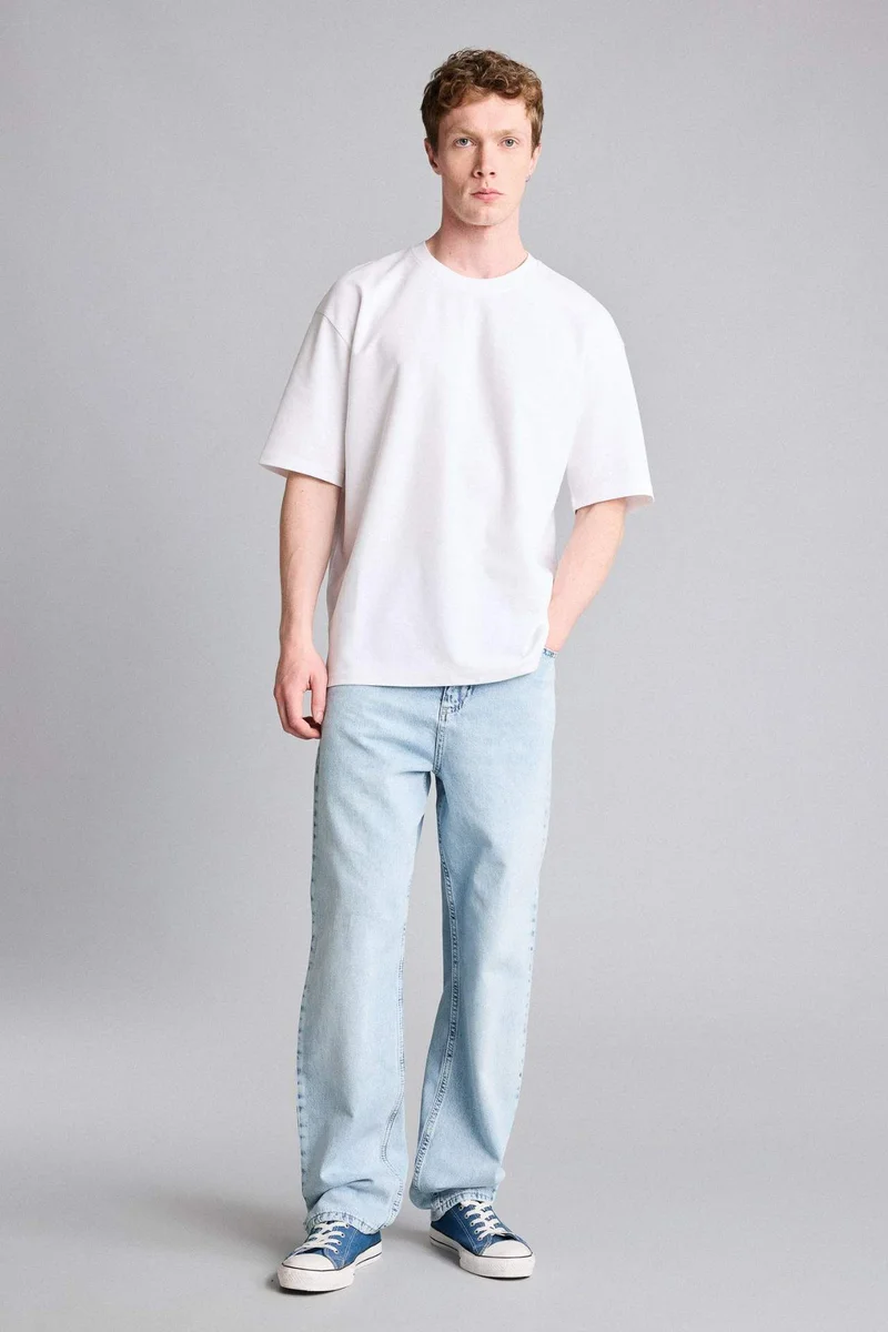 Defacto  Baggy Fit Soft Jeans for Men | Best Price UAE