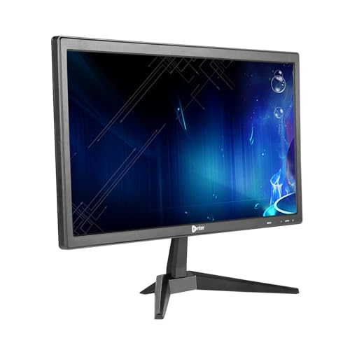 Enter A015 20 Inch (50.8 CM) Slim Wide LED Monitor | Refresh Rate 60 Hz, 1600 x 900 Pixels | Wall Mountable Slim & Stylish Design with 16.7M Colors | HDMI & VGA Ports (Full Black) - Image 2