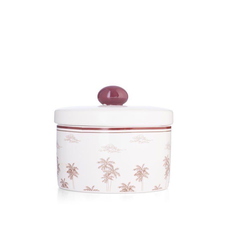 بلندز وعاء تقديم تمر مع غطاء من بلندز - Image 1