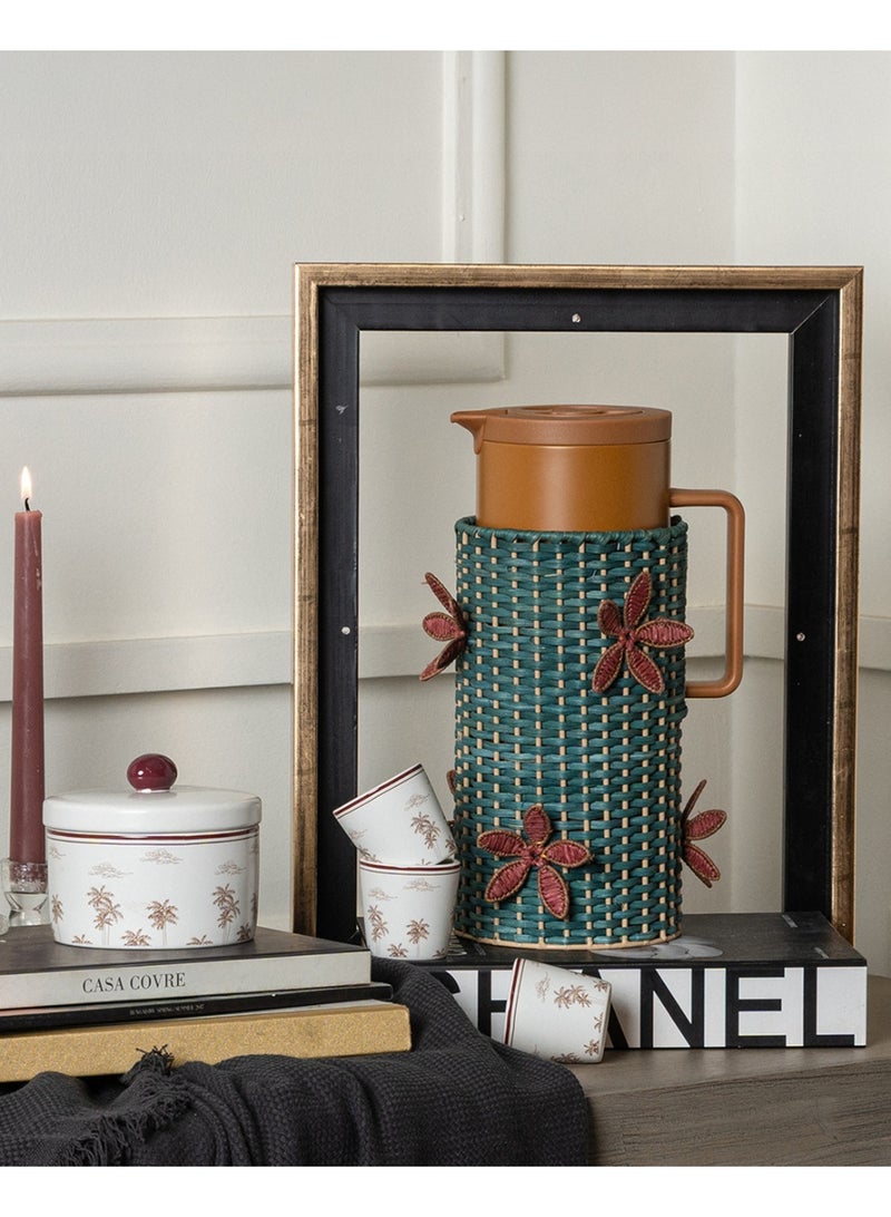 بلندز وعاء تقديم تمر مع غطاء من بلندز - Image 4