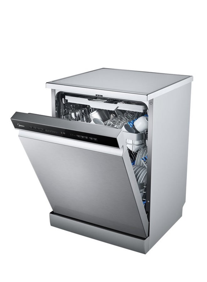 Midea Dishwasher - 15 Place Settings - 9 Programs - 15 kg WQP15W7633DSS Stainless Steel/Silver 15 kg WQP15W7633DSS Stainless Steel/Silver - Image 2