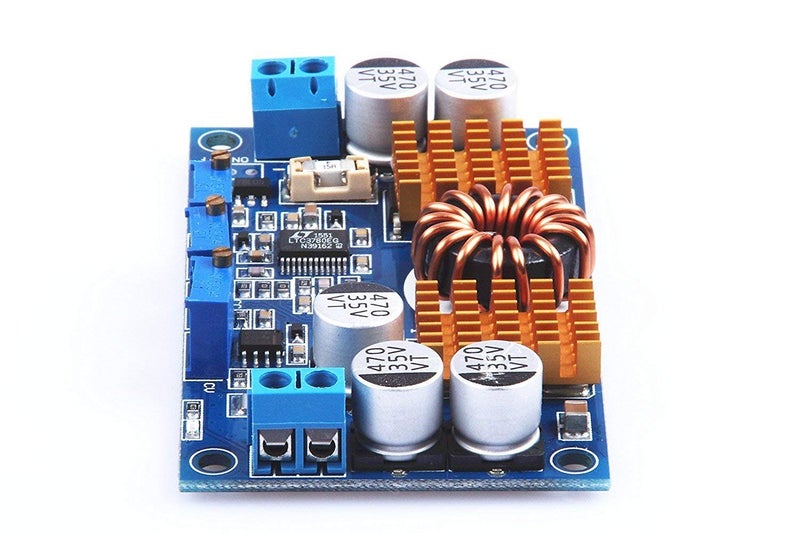 LTC3780 DCDC 5V32V to 1V30V 10A Constant Voltage Current Automatic Stepup StepDown Regulator Charging Module Compatible with Arduino Raspberry Pi