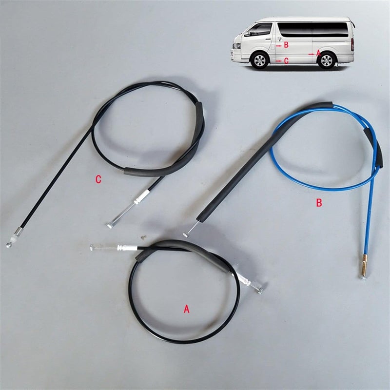 Yurefax Side Sliding Door Lock Latch Control Cable for Hiace Commuter Quantum - Image 3