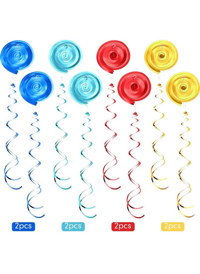 Nuonove 30 Pcs Dog Paw Prints Puppy Hanging Swirls Ceiling Streamers Decorations Dog Birthday Party Supplies Hanging Swirl Decor Garland Party Favors With Cards For Girl Boy Kids Birthday  - Image 5