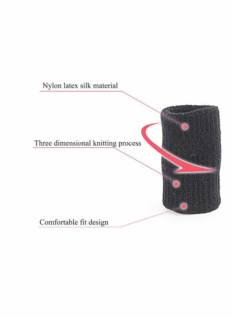 SYOSI - 10x Finger Protector Sleeve, Arthritis Stretchy Support Sports Aid - Basketball Finger Guard - Image 1