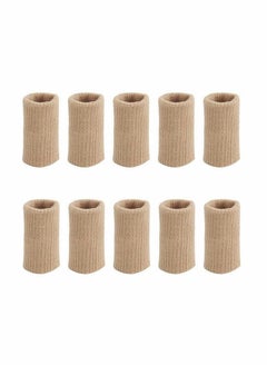 10x Finger Protector Sleeve, Arthritis Stretchy Support Sports Aid - Basketball Finger Guard
