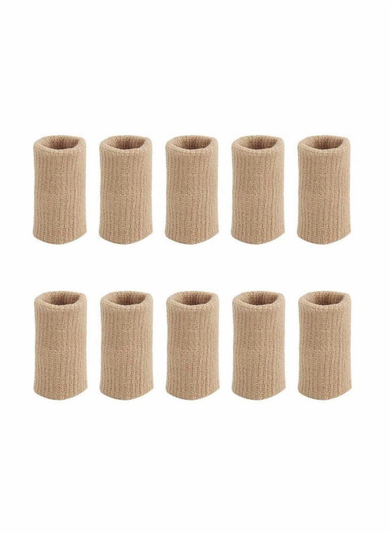 SYOSI - 10x Finger Protector Sleeve, Arthritis Stretchy Support Sports Aid - Basketball Finger Guard - Image 1