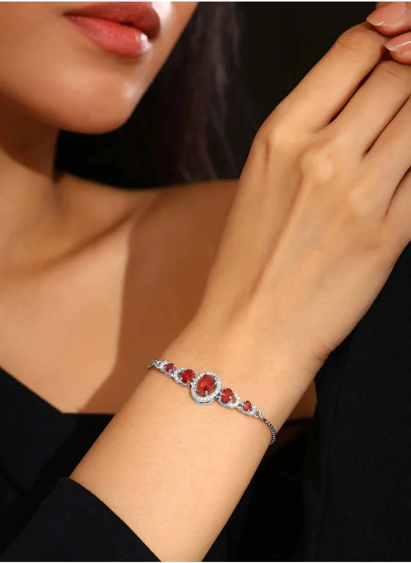 برياسي American Diamond Wraparound Bracelet