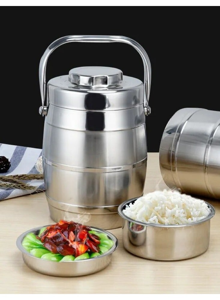 ALMUFARREJ Stainless steel food container Size 2.4 L  - Image 3