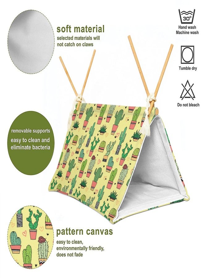 Aipush Bearded Dragon Tent Bed,Cactus Pattern Reptile Bearded Dragon cage/hides and Caves/Habitat Hideout… (Cactus 1) - Image 4