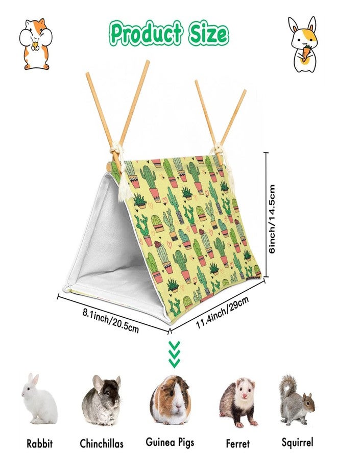 Aipush Bearded Dragon Tent Bed,Cactus Pattern Reptile Bearded Dragon cage/hides and Caves/Habitat Hideout… (Cactus 1) - Image 3