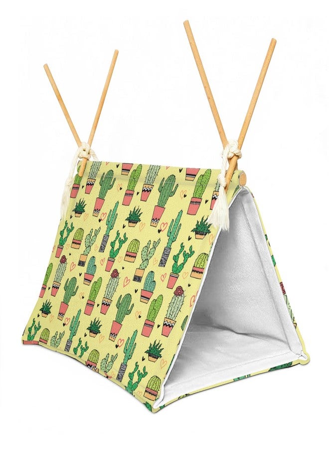 Aipush Bearded Dragon Tent Bed,Cactus Pattern Reptile Bearded Dragon cage/hides and Caves/Habitat Hideout… (Cactus 1) - Image 2