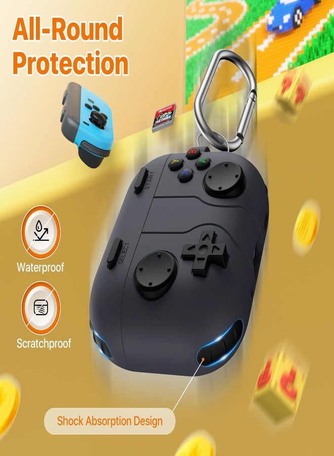 MoKo حافظة موكو لأيربودز برو 3 2025 مع مجموعة تنظيف، سلسلة مفاتيح محمولة، متوافقة مع حافظة أبل أيربودز برو الجيل الثالث، غطاء سيليكون رائع لأيربود برو3، مضاد للصدمات، أسود - Image 4