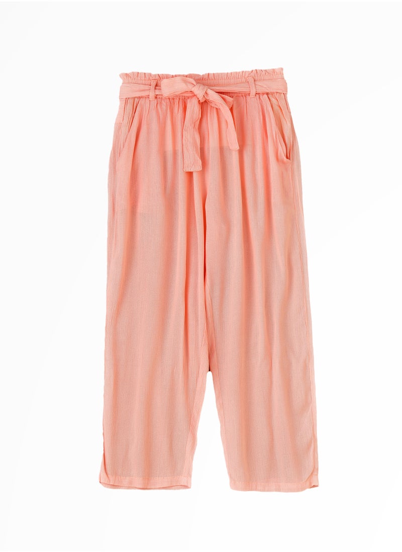 Jelliene - Trendsetter: Girls' Comfy Crepe Pants Effortless Style for Summer - Image 1
