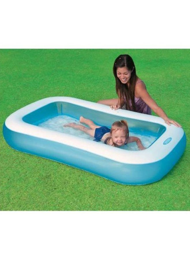 INTEX Rectangular Baby Pool Model (57403) 166x100x25cm - Image 5