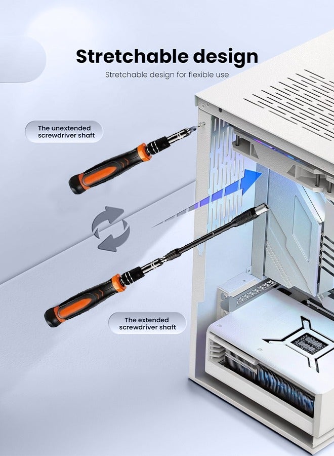 0TO1 TECH 115-In-1 Precision Screwdriver Set, Men's Tools, Magnetic Tool Kit, Can Repair Electronic Products, Computers, Mobile Phones, Etc - Image 2