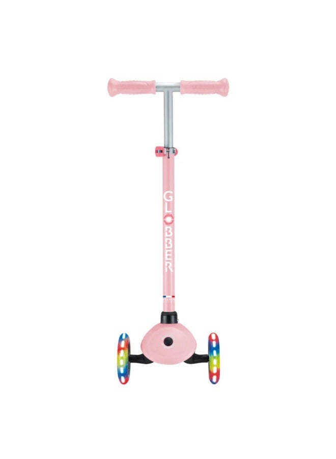 Globber Primo Lights Scooter - Pastel Pink - Image 3