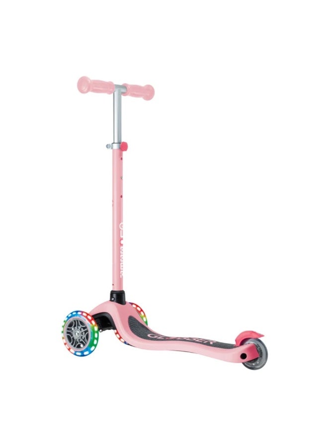 Globber Primo Lights Scooter - Pastel Pink - Image 5