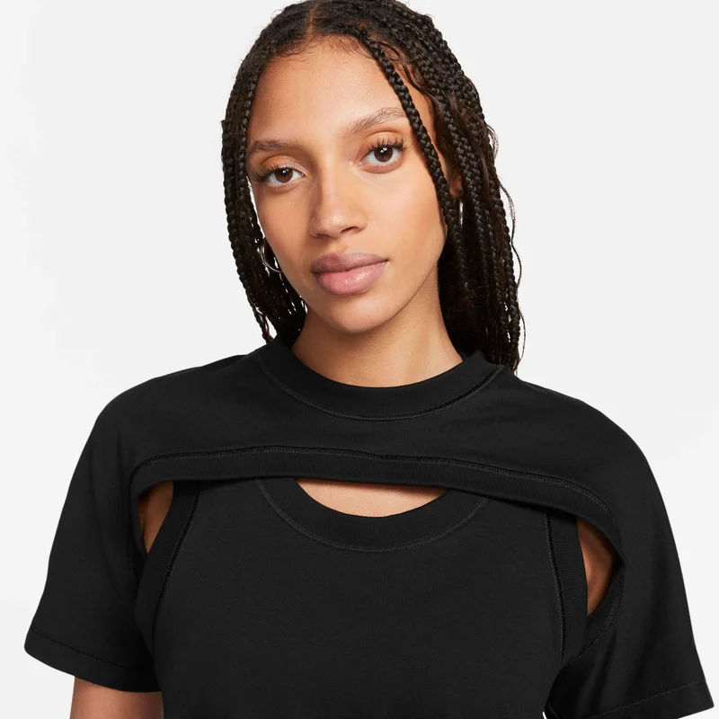 Nike Black Women's Sportswear Air High-Rise Shorts for Women | Best Price UAE