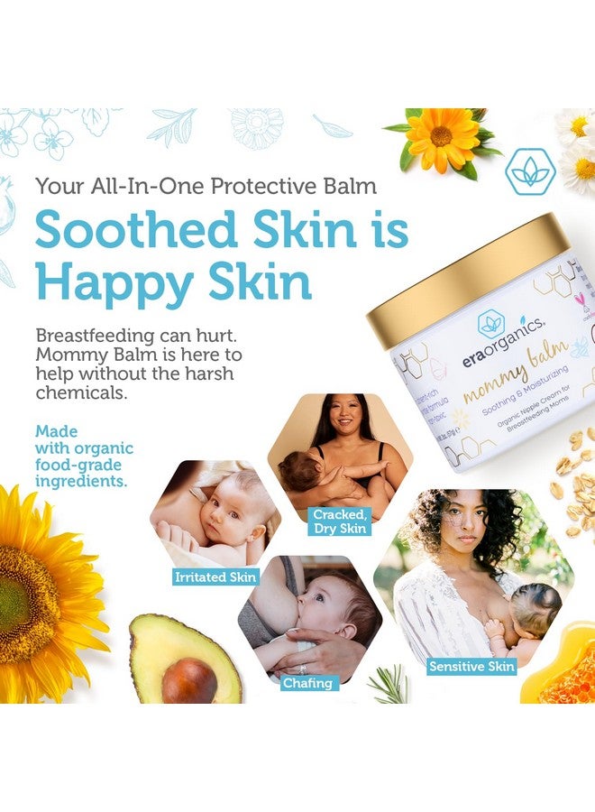 Era Organics Soothing Nipple Butter Breastfeeding Cream Calming And Moisturizing For Chapped Sensitive Skin Usda Organic Nipple Cream For Breastfeeding Baby Friendly Organic Nipple Balm - Image 4