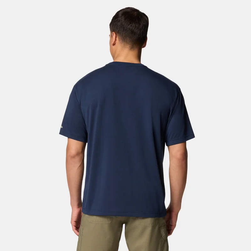Columbia Blue Men's Cedar Trail Graphic T-Shirt for Men | Best Price UAE