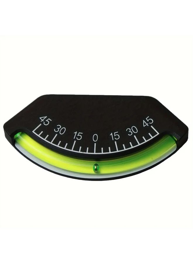 1 Piece High Precision ABS Resin Inclinometer Level Gauge Black No Battery Required Easy Assembly For Off Road Jeep Truck RV Camper Trailer Boat - Image 1