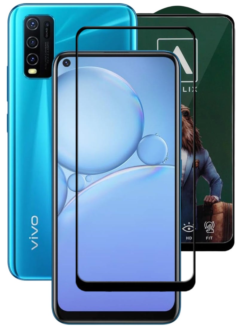 ACLIX Antistatic ESD Dustproof Premium Quality High Definition Tempered Glass Screen Protector Designed For vivo Y30 - Image 1