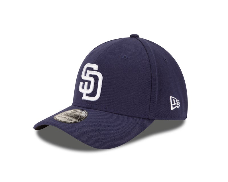 New Era MLB San Diego Padres Team Classic Game 39Thirty Stretch Fit Cap, Blue, Small/Medium - Image 1