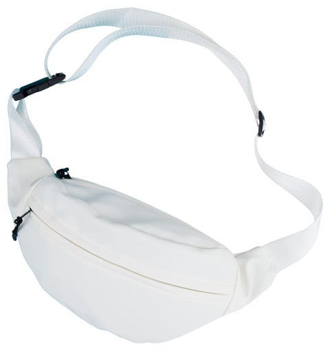 Diva Pro Fashionable Medium Large Personal Items Bag Lightweight Travel Hiking Running Walking Cycling Practical Easy Carry Wallet White