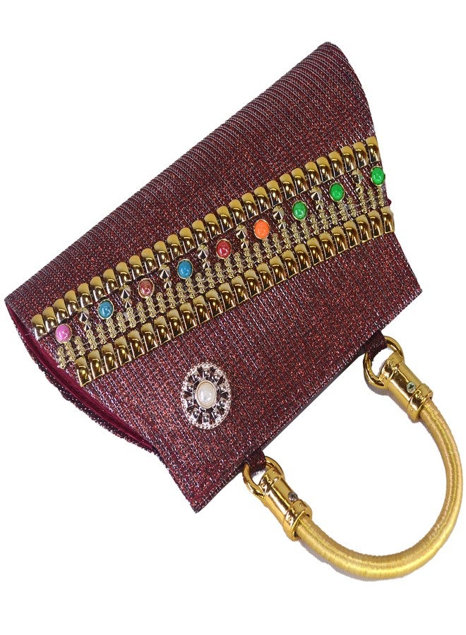 SJ Faux Leather Clutch - 05 - Image 5