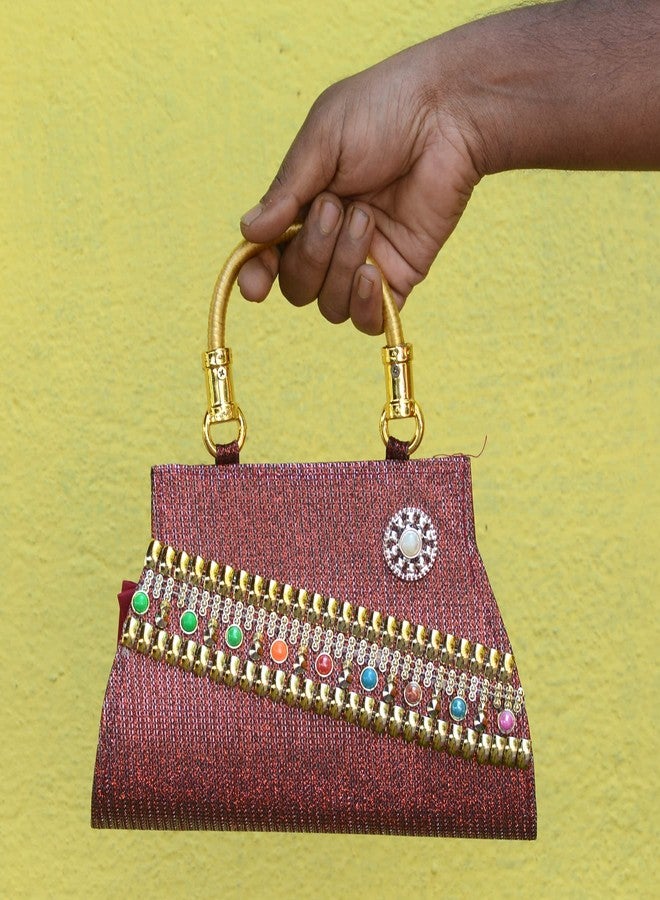 SJ Faux Leather Clutch - 05 - Image 2