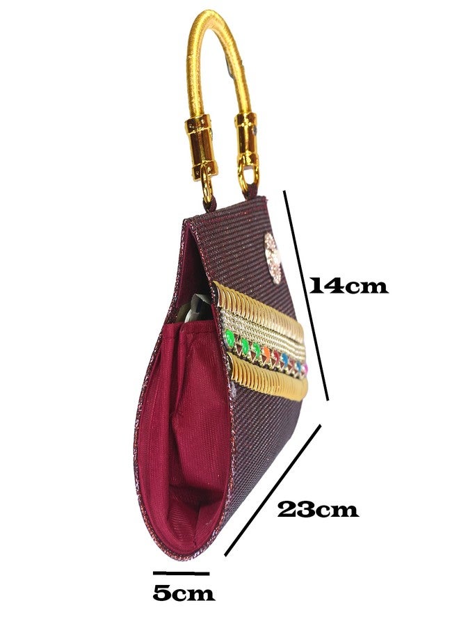 SJ Faux Leather Clutch - 05 - Image 4