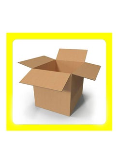 ECVV ECVV [5 Pack] Large Double Wall 100% Recyclable Corrugated Cardboard Moving Boxes with 32 KG Capacity, [45 x 45 x 70 cm] Brown Carton for Packaging, Shipping and Storage, 5 ply Brown  - Image 3